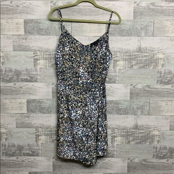 Sanctuary Wrap It Up Mini Dress, Size L - Picture 2 of 4